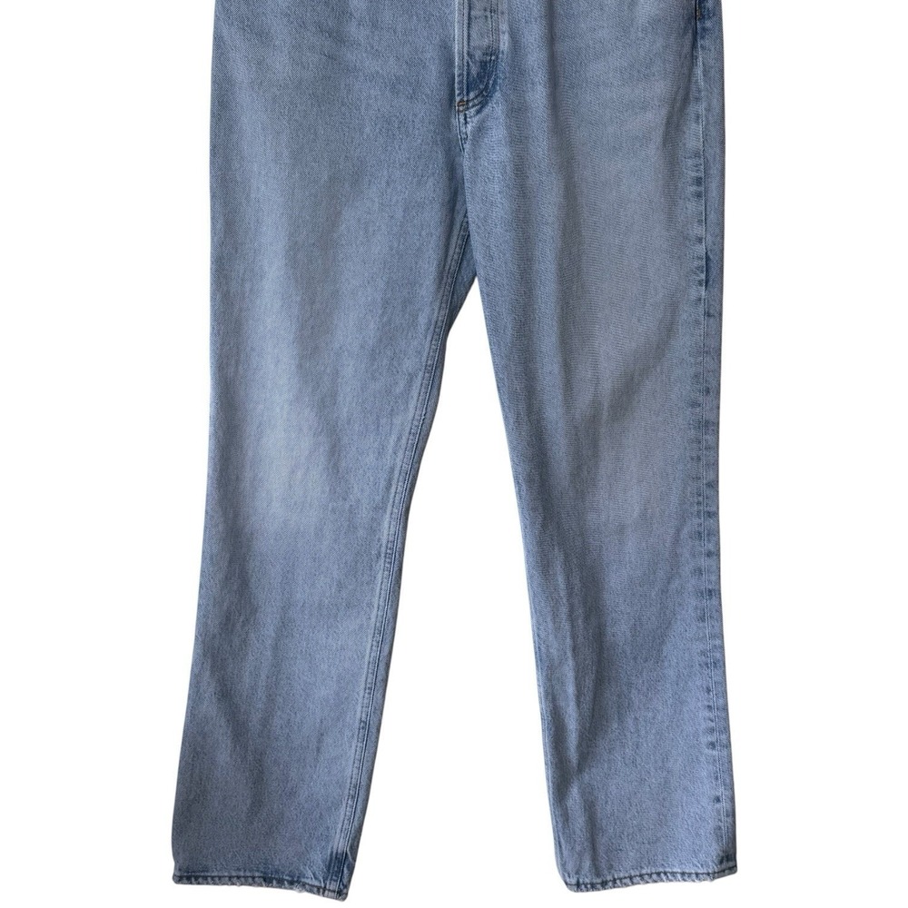 Agolde High Rise Vintage Straight Lightwash Capsule Comfort Luxury Everyday 28 - Picture 4 of 13